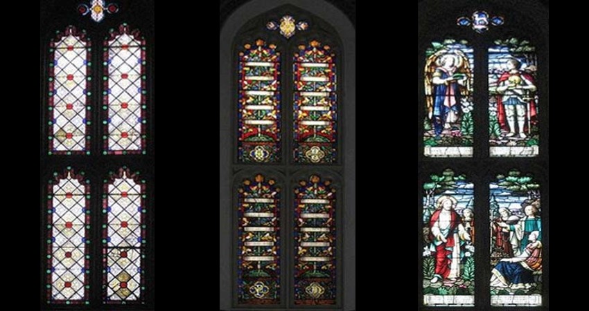 Church of the Holy Trinity Toronto Ontario EGD Glass Restoration - Stained Glass