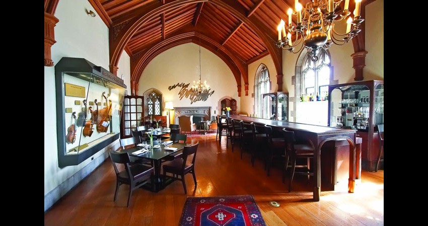 Hart House University of Toronto EGD Glass Restoration - Gallery Grill lounge