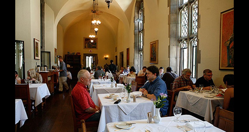 Hart House University of Toronto EGD Glass Restoration - Restauarant