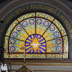 Holy Trinity Russian Orthodox Cathedral EGD Glass Stained glass Restoration