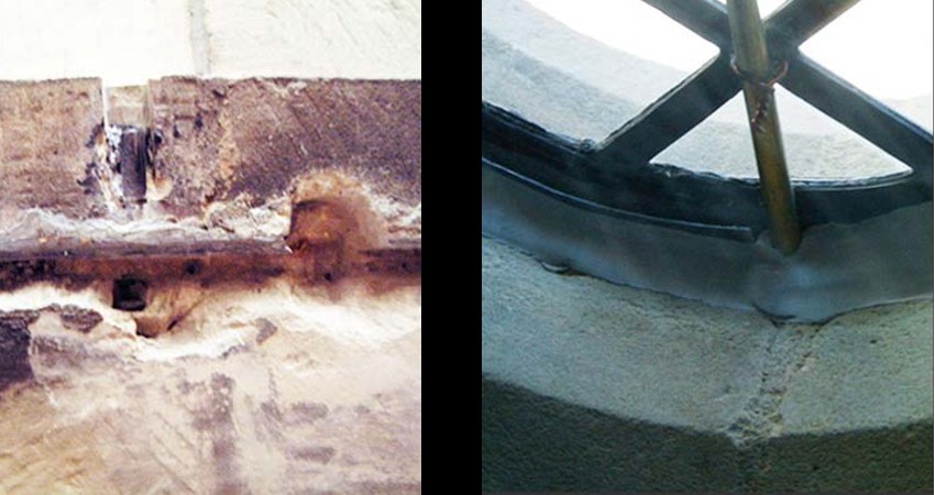 Library of Parliament Ottawa Ontario EGD Glass Restoration - Internal and external sealant