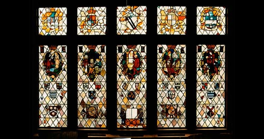 Private Residence Historical Replication Toronto EGD Glass New Work Heraldic Windows