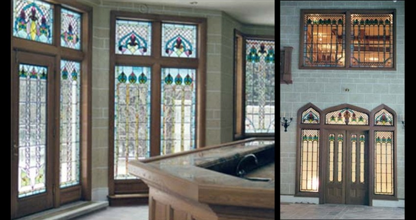 Private Residence Historical Replication Toronto EGD Glass New Work Windows