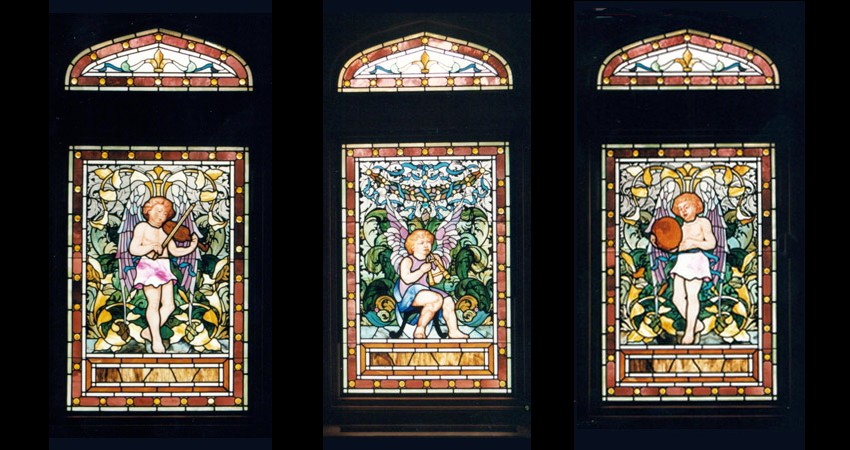 Private Residence Historical Replication Toronto EGD Glass New Work Cherubim