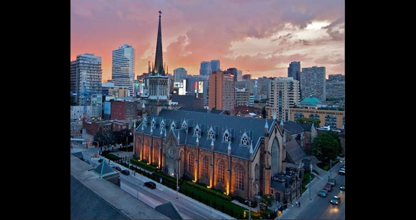 St. Michael's Cathedral Toronto Ontario EGD Glass Restoration