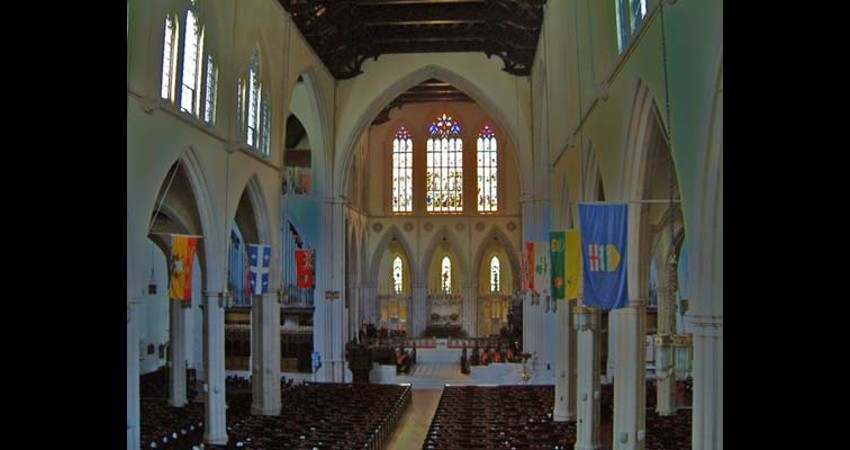 St. Paul's Anglican Church Toronto Ontario EGD Glass Restoration - Interior Stained Glass