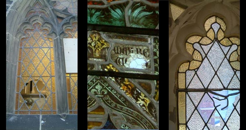 St. Paul's Anglican Church Toronto Ontario EGD Glass Restoration - Stained Glass Damage